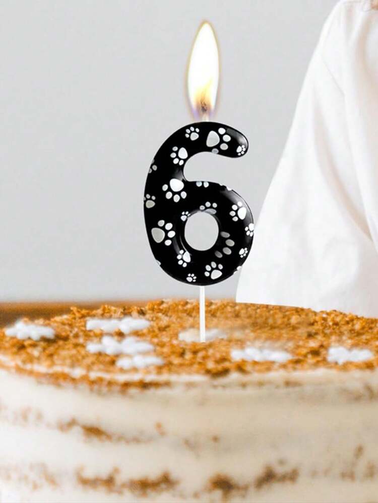 Candele decorative per torta di compleanno, a tema animale con zampe di