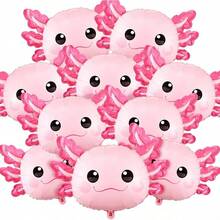 6-Pack 34-Inch Axolotl Balloons For Birthday Party Decorations - 粉色 - 查看 1