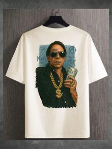 Agostinho Carrara T-Shirt Streetwear T-Shirt Unisex Fashion - 奶油色 - 查看 1