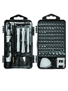 1 件精密螺丝刀套装，专业级 115 合 1 磁性维修工具套件，适用于电子产品、电脑、笔记本电脑、游戏机、手表、眼镜、改装和 DIY 项目