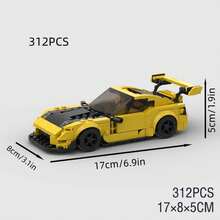 MIKEMENG Speed Racing Car Building Blocks Set, STEM Educational Creative Toy For Children, DIY Car Model Kit For Boys, Birthday/Halloween/Christmas Gift For Husband/Boyfriend, Collectible And Room Decor, Affordable Present