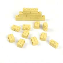 1 Bag Small Particles Thick Wall Bricks 1x2 2+1 1x4 Dots Bulk Accessories Doors Windows DIY Building Blocks Educational Toy For Kids