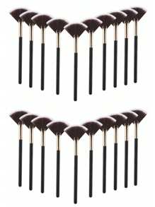 RANCAI 1 Pc Pack Fan Brushes Fan Mask Brush Set, Facial Mask Brush Mask Applicator Brush For Peel Mask Makeup Tool,Foundation Brush,Concealer Brush,Blush Brush,Contour Brush,Blush Brush,Bronzer Brush,Powder Brush,Foundation Brush,Blush Brush - Black - View 12