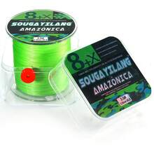 SOUGAYILANG 8股PE编织钓线，300米/328码，多色，耐用钓线。强韧耐用的8股编织钓线，300米/328码，拉力15-120磅，迷彩图案，耐用聚乙烯材质，适用于主线和海水垂钓。 - 彩色 - 查看 40