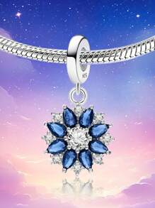 1Pc Fashionable Diamond Inlaid Butterfly Pendant Charm Bead Fit For Women Bracelets Bangles DIY Jewelry Making Fine Jewellery