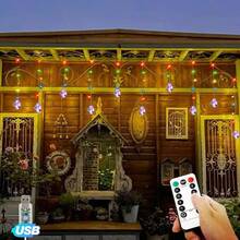 2025 Nouvelles guirlandes lumineuses à boules de vœux avec télécommande 8 modes, 108 LED et 12 boules lumineuses, convient pour les réunions de famille, les chambres, les fêtes, les décorations intérieures pour les fêtes de Noël, les mariages, les fêtes à thème carnaval, les fêtes lumineuses. Décoration de la maison, décorations de Noël, décoration de la chambre d'hiver