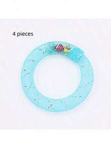 4pcs Cat Toys Set, Cat Self-Playing Circles Donuts Bells, Entertaining & Dispelling Cat Boredom, Kitten Toys