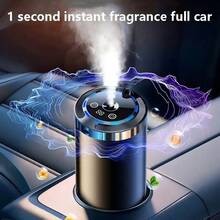 2025 New Premium Aroma Diffuser Men's Car Aromatherapy Automatic Aromatherapy Spray Car Perfume Car Interior Deodorization Long-Lasting Fragrance, Five Adjustable Fragrance Intensities, Whether You Prefer Rich, Medium Or Light. - Một máy xông hương + 1 chai tinh dầu dành dành - Xem 5