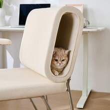 Pet Sofa - Beige + Fabric + Steel + Wood - View 10