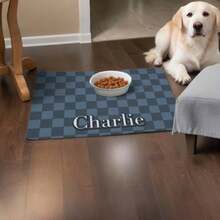 1pc Personalized Pet Food Mat,Custom Name Mat,Diatom Mud Material, Waterproof, Dog Bowl Placemat,Unique Gift For Dog & Cat Lovers,Pet Decor,Gift For Christmas ,Thanksgiving