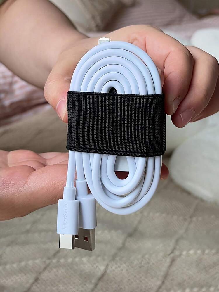 充电线整理器，户外旅行线夹，兼容苹果/安卓充电器 - 彩色 - 查看 4