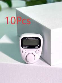 Portable Ring Counter Tasbih, LED Display, Compact & Lightweight, 0-99999, Convenient For Prayer Counting, Inventory Counting, People Counting And More