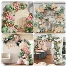 4 套气球拱门套件，适用于迎婴派对、婚礼、圣诞节、生日派对装饰 - 彩色 - 查看 2