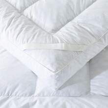 Extra Large Mattress Pad Cover, Super Soft Dual Layer Extra Large Mattress Pad, Suitable For Firm Beds, Mattress Cover With Straps, Super Soft Dual Layer, White