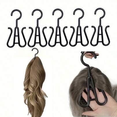 2/5/10 Pcs Hair Extension And Wig Storage Hanger, Multi-Use Holder For Optimal Wig Shape, Shoes, And Cap Organizer, Unisex-Adult Versatile Display Tool