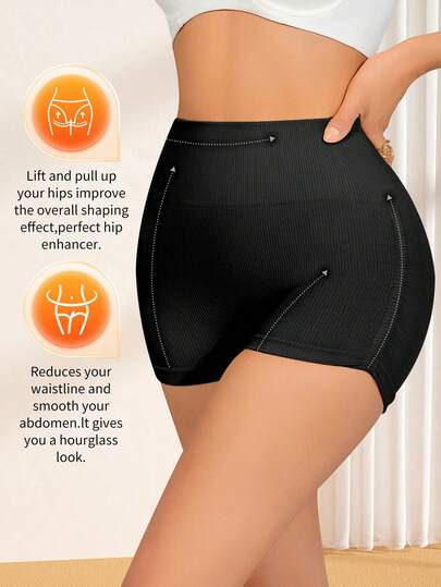 1pc Sports Shapewear Leggings, Butt Lifting, High Waisted, Yoga Pants For Women, Compression Tights, Peach Hip Design