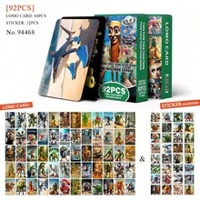 92PCS 意大利 Brainrot Animals‌ TungTungTung Sahur、LOMO 卡 Tung Tung Sahur Card、Tralalero Tralala、Lirili Larlla、Bombardiro Ctocodilo、Boneca Ambalam、Brr Brr Patapim、适合派对游戏、卡片收藏、派对礼物、主题派对游戏、生日礼物