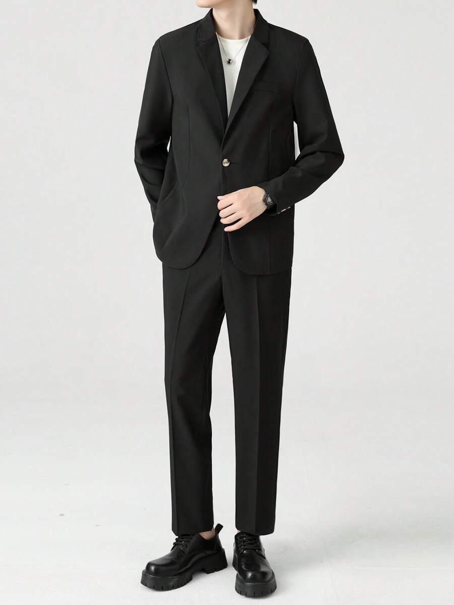 Men Suits - Black - View 1