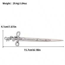 Spinka do włosów z sierpem ze stopu z 2025 roku, urocze akcesorium do włosów w kształcie smoka, przedłużka do koka, przyrząd do robienia koków, ozdoba do włosów w koku, szpilki do stylizacji włosów, szpilki do włosów, spinki do włosów