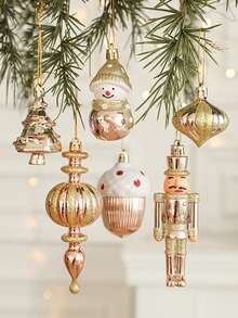 2pcs Christmas Tree Hanging Ornament. Conch Accessory. Five-Pointed Star Decoration. Small Hanging Ornament. Arrangement Supplies. Suitable For Christmas Festival Decoration. Home Decor Christmas Decorations Room Decor