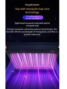 OBOVAY Electric Fly Bug Mosquito Insect Killer LED Light Trap Control Lamp Small Pest With USB Power Supply,Mosquito Killer Lamp, Bug Zapper, Pest Control, Apartment Essentials, College Dorm Essentials, Household Gadgets