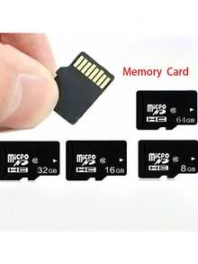 128GB/64GB/32GB/16GB/8GB High Speed TF/SD Memory Card, Compatible With Computer, Digital Camera, Security Monitoring, Audio, Dash Cam, Smartphone, GPS Navigation. (Please Note That The Product Pattern May Vary Due To Production Batch Differences. If This Concerns You, Please Do Not Place An Order.) - Multicolor - View 1