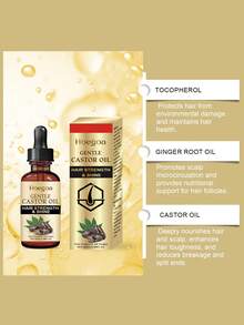 Dầu dưỡng tóc Castor Oil 50ml, giàu dưỡng chất, giúp tóc chắc khỏe, cải thiện tình trạng tóc khô và xơ rối, tăng độ mượt và bóng, giảm xơ rối, thúc đẩy sức khỏe da đầu và sự phát triển của tóc. - Dầu dưỡng tóc thầu dầu - Xem 6