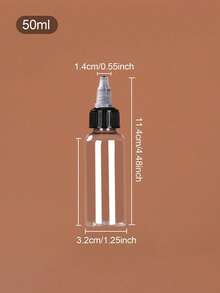 1件/2件/3件 10ml/20ml/30ml/50ml/60ml/100ml 精油可填充滴管瓶，挤压滴管瓶，透明尖头分配瓶 - 無色 - 查看 28