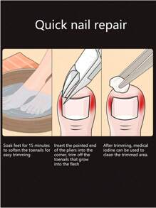 قاطع أظافر متعدد الوظائف من الفولاذ المقاوم للصدأ عالي الدقة، تحسين مؤلم للأظافر المتنامية، أداة تقليم الأظافر مناسبة للرجال والنساء، هدية راقية لعيد الهالوين، عيد الميلاد، ، عيد المعلم (البقع السوداء على المقص طبيعية ولا تؤثر على الاستخدام)