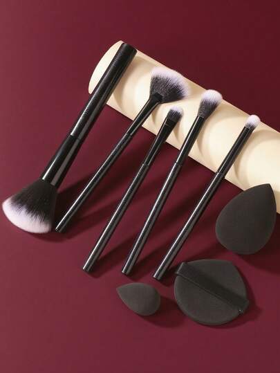 专业舒适化妆工具套装&8件套/化妆刷套装&迷你化妆海绵&粉扑、气垫&化妆海绵，适用于梳妆台、浴室、盥洗台和台面，化妆刷套装，化妆刷套装，化妆刷套装，完整化妆套装，化妆刷套装，完整化妆套装，化妆刷套装，化妆刷套装，化妆礼盒套装