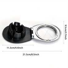 2-en-1 Trancheuse à œufs, convient pour les œufs durs, trancheuse à œufs robuste pour les œufs, les fraises, les champignons et les fruits tendres, avec fonctions de tranchage et de division, fil en acier inoxydable