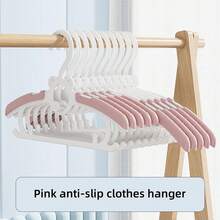 可调节婴儿衣架 - 可伸缩儿童衣架，4 级，防滑加厚耐用金属挂钩，适合 0-18 岁，时尚坚固，适用于婴儿房、衣柜、洗衣房、衣架和衣柜组织，现代婴儿装饰，坚固的结构，婴儿存储，时尚的设计，高品质挂钩，幼儿的父母 - 彩色 - 查看 8