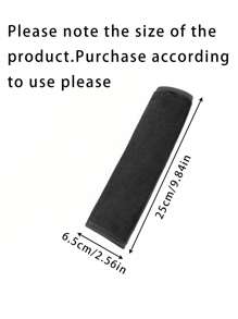 1pc/2pcs Car Plush Seat Belt Shoulder Cover Car Protective Belt Cover Children's Pink Car Accessories General Creative Car Seat Belt Cushion Cover - Black - View 11
