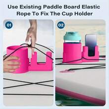 1 件/2 件耐用 PP 材质皮划艇杯架、桨板杯架、桨板配件、适用于户外手机、瓶子和饮料、非常适合水上运动和户外活动、冲浪板配件、海滩、坚固的抓地力、时尚的设计、小巧便携、优质塑料、皮划艇爱好者必备