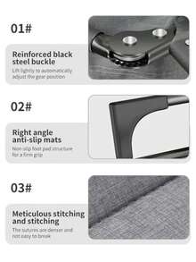 Outdoor Portable Large Folding Bed Suitable For Indoor, Outdoor And Camping - Grey - View 6