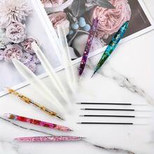 3pcs Transparent Pen Silicone Molds, 15pcs Tri-Color Pen Refills, Dried Flower Resin Decorative Crafts DIY Ballpoint Pen Casting Silicone Molds, Epoxy Resin Molds For Jewelry Making. Ballpoint Pen Silicone Molds Resin Casting Molds For DIY Resin Crafts. Creative Birthday Gifts, Unique Pens For Family And Friends. Experience DIY Stress Relief, Reusable.