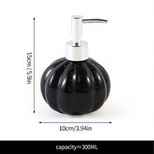 Nowoczesna, minimalistyczna, ceramiczna butelka z dozownikiem, czarno-biała, wielokrotnego napełniania, kreatywna butelka na mydło w płynie, stylowa butelka do dekoracji łazienki, butelka do zlewu domowego, butelka do dozownika płynu do publicznej toalety, butelka do przechowywania w łazience w hotelu, artykuły do łazienek komercyjnych, butelka do zlewu w holu hotelowym