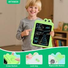1pc 10 Inch LCD Drawing Tablet - Doodle Board - Portable Educational - Ideal For Home - School - Office And Travel Use - Great Christmas Or Birthday Gift - Suitable For Winter And New Year - Back To School - Pink - View 3