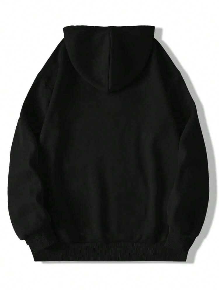 Chaqueta con Capucha de Warner Bros. - Sudadera Oficial para Hombre y Mujer, Ropa Casual Otoño/Invierno (Lavable aáquina) - Disfraz de, Prenda Cómoda, Diseño de Personaje Animado, Moda Juguetona, Estilo Streetwear, Corte Relajado, Tejido Duradero, Unisex, Para Amantes del Estilo Urbano TVPT - Negro - Añade 2