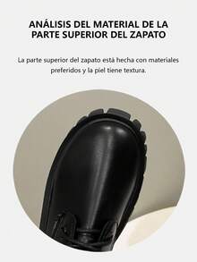 Botas cortas de estilo británico para mujer, Botas de Agujetas para Mujer, Botas Militares de Combate con Cordones para Mujer, Botas de Combate Minimalistas: Con Cremallera Lateral, Hebilla y Cordones Frontales – Ideales para Combinar con Ropa de Otoño - Negro - Ver 8