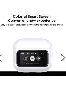 Newmine Bluetooth Headset T19 With Long-Lasting Battery Life, Touch Control, Zero Latency, Stereo Sound, Multi-Mode Switching, Bluetooth V5.4 Chip, ANC Active Noise Cancellation, White