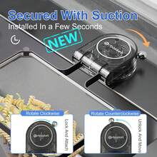 Sink Drain Strainer, Suction Cup Kitchen Food Waste Collector - Multicolor - View 4