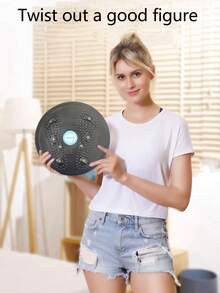 Tabla de equilibrio para torsión de cintura para acondicionamiento físico, pérdida de peso, masaje de pies - Negro - Ver 1