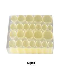 12片/288片 或 50片/1200片 超强粘性指甲凝胶贴，隐形、超薄、防水、透气双面指甲贴纸