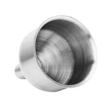 1pc Small Mouth Funnels Mini Bar Wine Flask Funnel For Filling Hip Flask Narrow-Mouth Bottles Stainless Steel - Silver - View 2