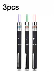 1pc Multi-Color Laser Pointer Pen, Versatile Laser Pointer, Cat Dog Pet Toy, LED Night Light With Steel Clip, Suitable For Pet Indoor Training, Chasing Toys, Presentation Pointer, File Demonstration