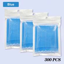 Waloshow 100 片/包一次性睫毛湿巾棒，睫毛延长清洁工具 - 彩色 - 查看 28