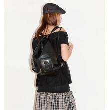 Women Fashion Backpacks - Trắng (vải dày chất lượng cao) - Xem 6