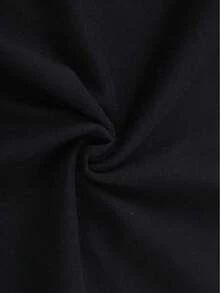 Night  Workers' Humorous Midnight  Tee, Cotton Blend Crew Neck T-Shirt, Regular Fit, with Geometric Applique, for Casual, Running, Training, Hiking, All Seasons