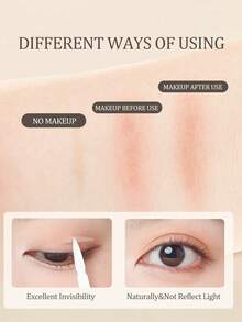 Amortals 360pcs Double Eyelid Tapes 24*2.5mm #Slanted Olive Shape Enlarging Eyes Invisible Eyelid Glue Tapes Lift Droopy Eyelids Long-Lasting, Suitable For Beginners, Makeup Artists, Gifts, Dates, Weddings, Christmas, Winter, Halloween, Thanksgiving, Graduation, Birthdays, Holidays, Y2K, Fashionable Women, Cosmetics, Beauty, Parties, Beach, Travel, Camping, Campus, Celebrations, Decorations, Rose Girl Cosplay, High-End Makeup,Makeup,Cheap,Room Decor,Vanity,Travel,Bedroom,Makeup Accessories - 無色 - 查看 5